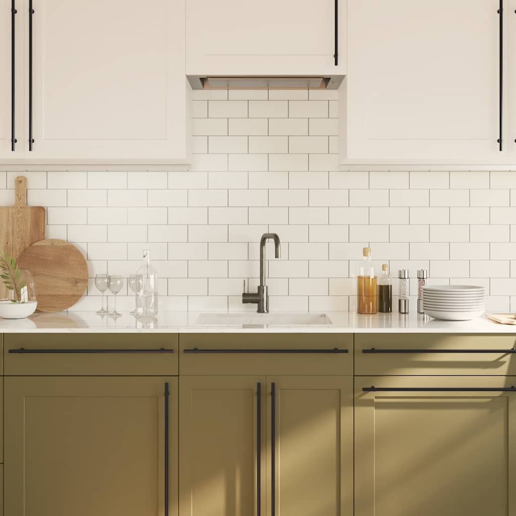 Λαβές Ντουλαπιών 5 τεμ. Μαύρες 480 χιλ. από Ανοξείδωτο Ατσάλι - PAKOBAZAAR