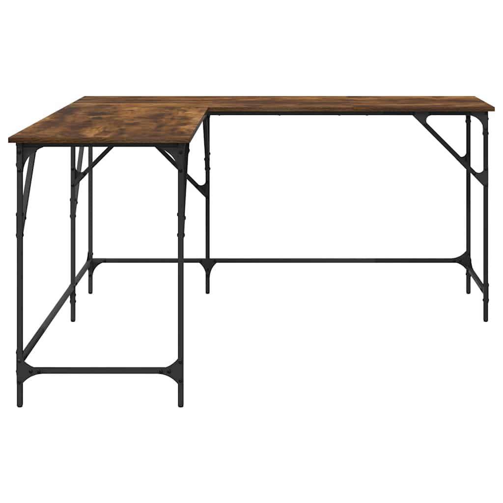 Γραφείο Καπνιστή Δρυς 149x149x75 εκ. από Επεξεργασμένο Ξύλο - Pakobazaar