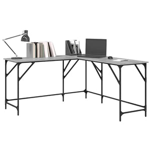 Γραφείο Γκρι Sonoma 149x149x75 εκ. από Επεξεργασμένο Ξύλο