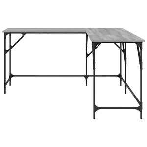 Γραφείο Γκρι Sonoma 149x149x75 εκ. από Επεξεργασμένο Ξύλο