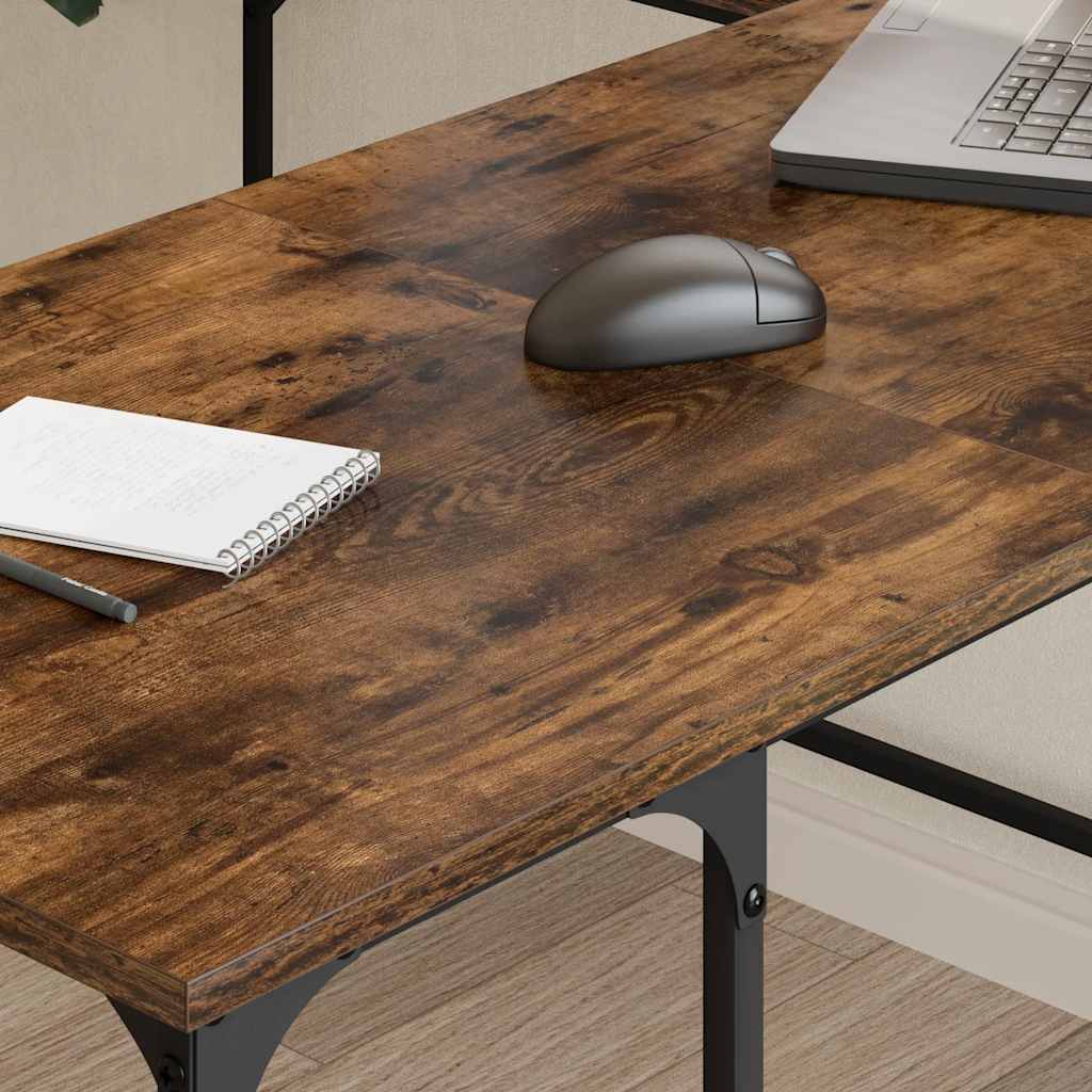 Γραφείο Καπνιστή Δρυς 139 x 139 x 75 εκ. από Επεξεργασμένο Ξύλο - Pakobazaar