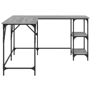 Γραφείο Γκρι Sonoma 139x139x75 εκ. από Επεξεργασμένο Ξύλο