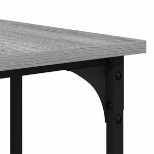 Γραφείο Γκρι Sonoma 139x139x75 εκ. από Επεξεργασμένο Ξύλο