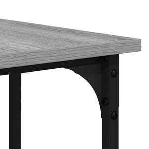 Γραφείο Γκρι Sonoma 139x139x75 εκ. από Επεξεργασμένο Ξύλο - Pakobazaar