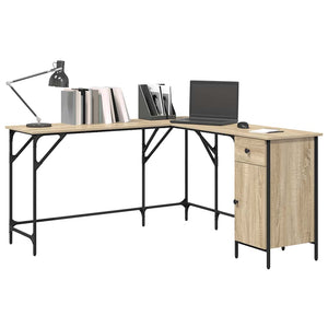 Γραφείο Sonoma Δρυς 141 x 141 x 75 εκ. από Επεξεργασμένο Ξύλο