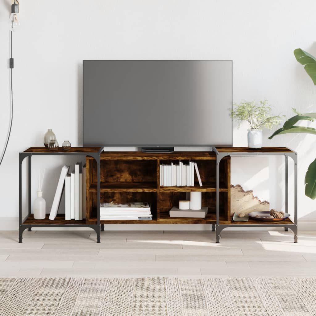 Έπιπλο Τηλεόρασης Καπνιστή Δρυς 153 x 37 x 50 εκ. Επεξεργ. Ξύλο - Pakobazaar
