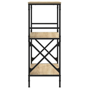Βιβλιοθήκη 3 Επιπέδων Sonoma Δρυς 59x35x90,5 εκ. Επεξεργ. Ξύλο - Pakobazaar