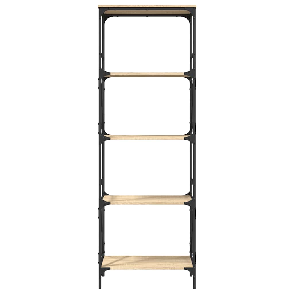 Βιβλιοθήκη 5 Επιπέδων Sonoma Δρυς 59x35x171 εκ. Επεξεργ. Ξύλο