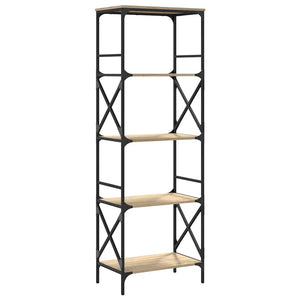 Βιβλιοθήκη 5 Επιπέδων Sonoma Δρυς 59x35x171 εκ. Επεξεργ. Ξύλο
