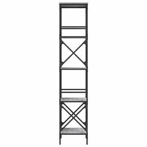 Βιβλιοθήκη 5 Επιπέδων Γκρι Sonoma 59 x 35 x 171 εκ. Επεξ. Ξύλο