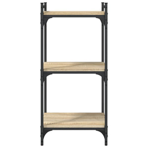 Βιβλιοθήκη 3 Επιπέδων Sonoma Δρυς 40x30x86 εκ. Επεξεργ. Ξύλο