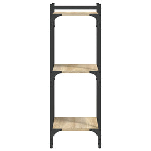 Βιβλιοθήκη 3 Επιπέδων Sonoma Δρυς 40x30x86 εκ. Επεξεργ. Ξύλο