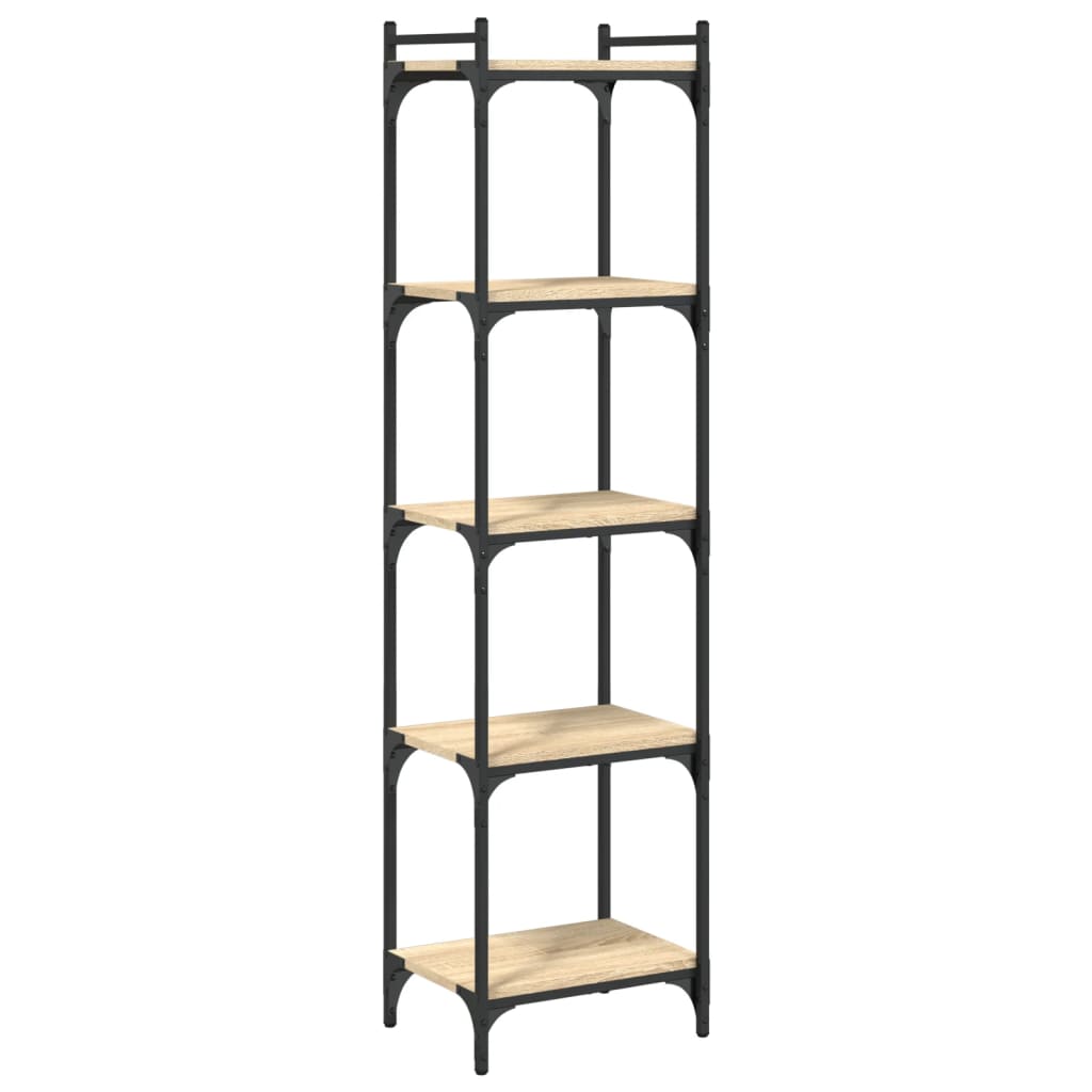 Βιβλιοθήκη 5 Επιπέδων Sonoma Δρυς 40x30x154 εκ. Επεξεργ. Ξύλο