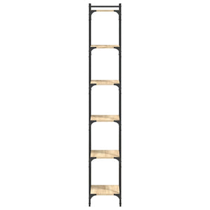 Βιβλιοθήκη 6 Επιπέδων Sonoma Δρυς 40x30x188 εκ. Επεξεργ. Ξύλο - Pakobazaar