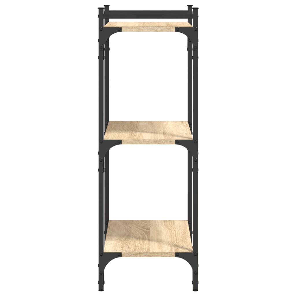 Βιβλιοθήκη 3 Επιπέδων Sonoma Δρυς 60x30x86 εκ. Επεξεργ. Ξύλο