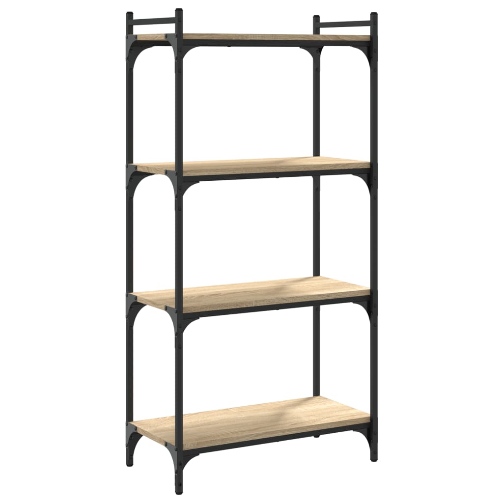 Βιβλιοθήκη 4 Επιπέδων Sonoma Δρυς 60x30x120 εκ. Επεξεργ. Ξύλο