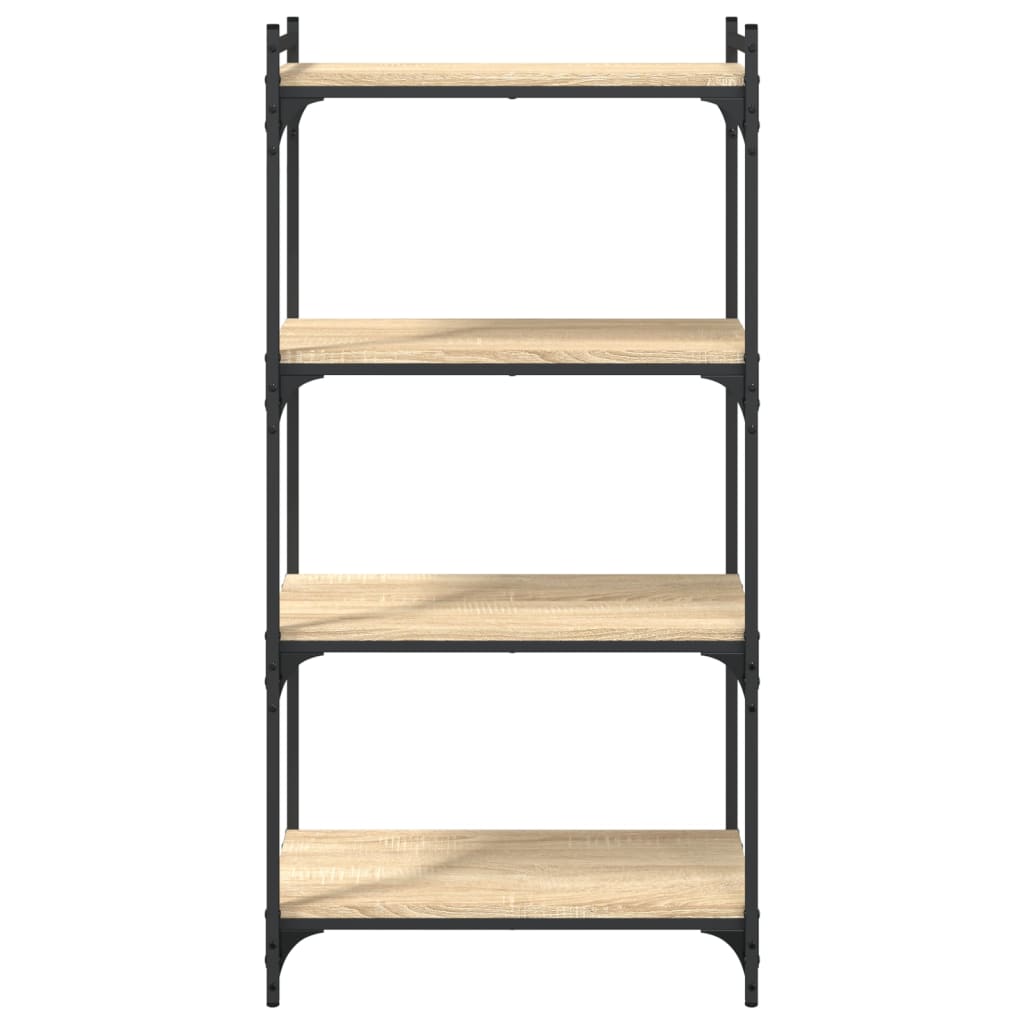 Βιβλιοθήκη 4 Επιπέδων Sonoma Δρυς 60x30x120 εκ. Επεξεργ. Ξύλο