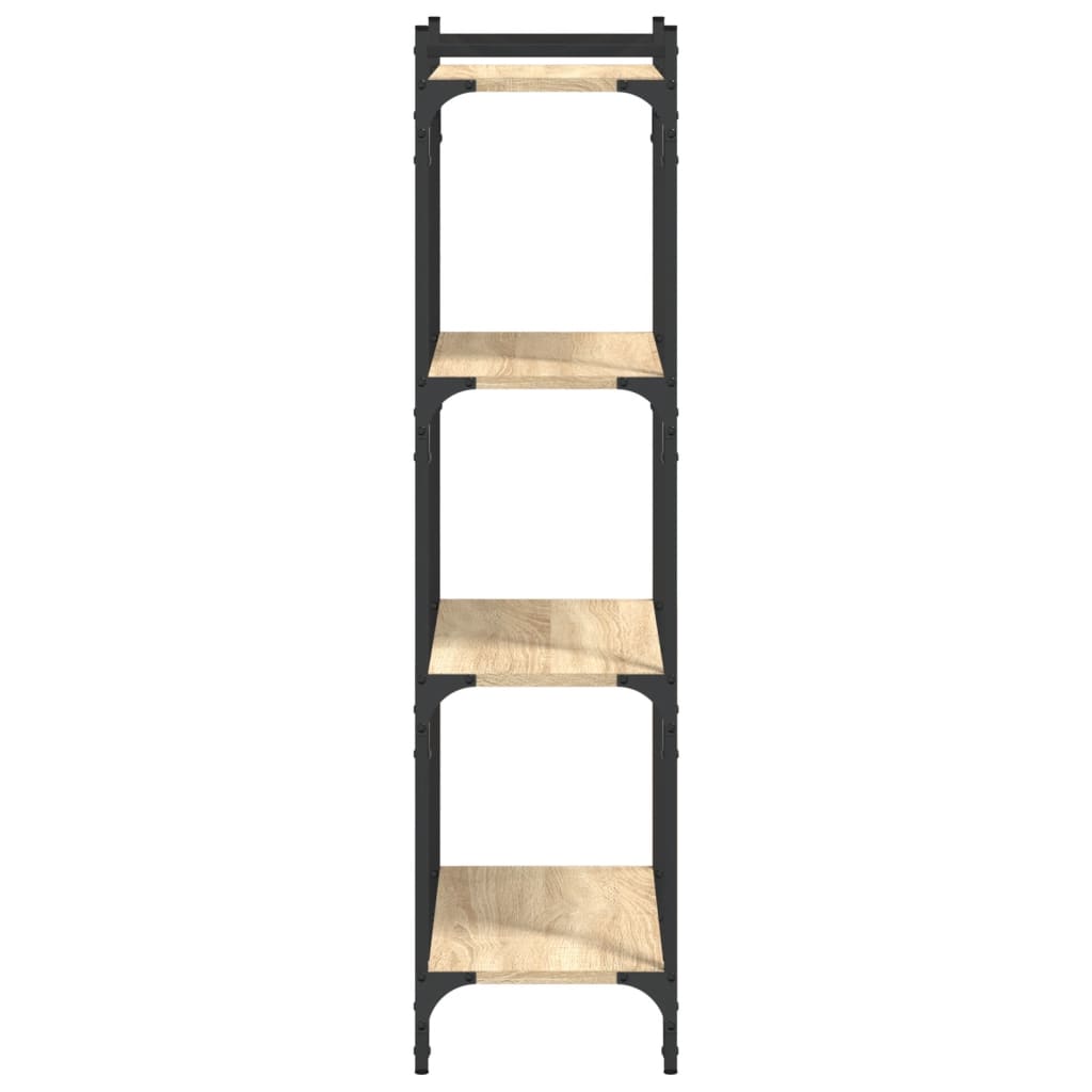 Βιβλιοθήκη 4 Επιπέδων Sonoma Δρυς 60x30x120 εκ. Επεξεργ. Ξύλο