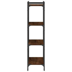 Βιβλιοθήκη 4 Επιπέδων Καφέ Δρυς 60 x 30 x 120 εκ. Επεξεργ. Ξύλο - Pakobazaar