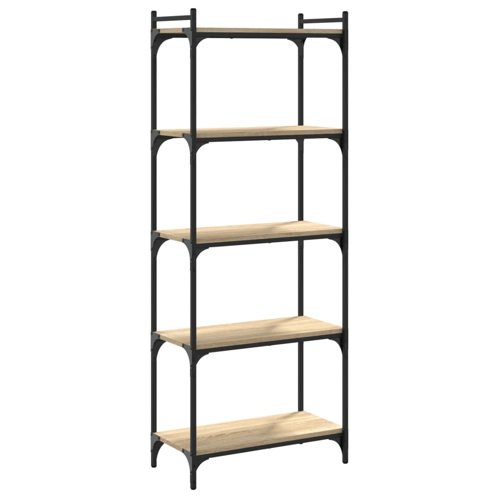 Βιβλιοθήκη 5 Επιπέδων Sonoma Δρυς 60x30x154 εκ. Επεξεργ. Ξύλο - Pakobazaar