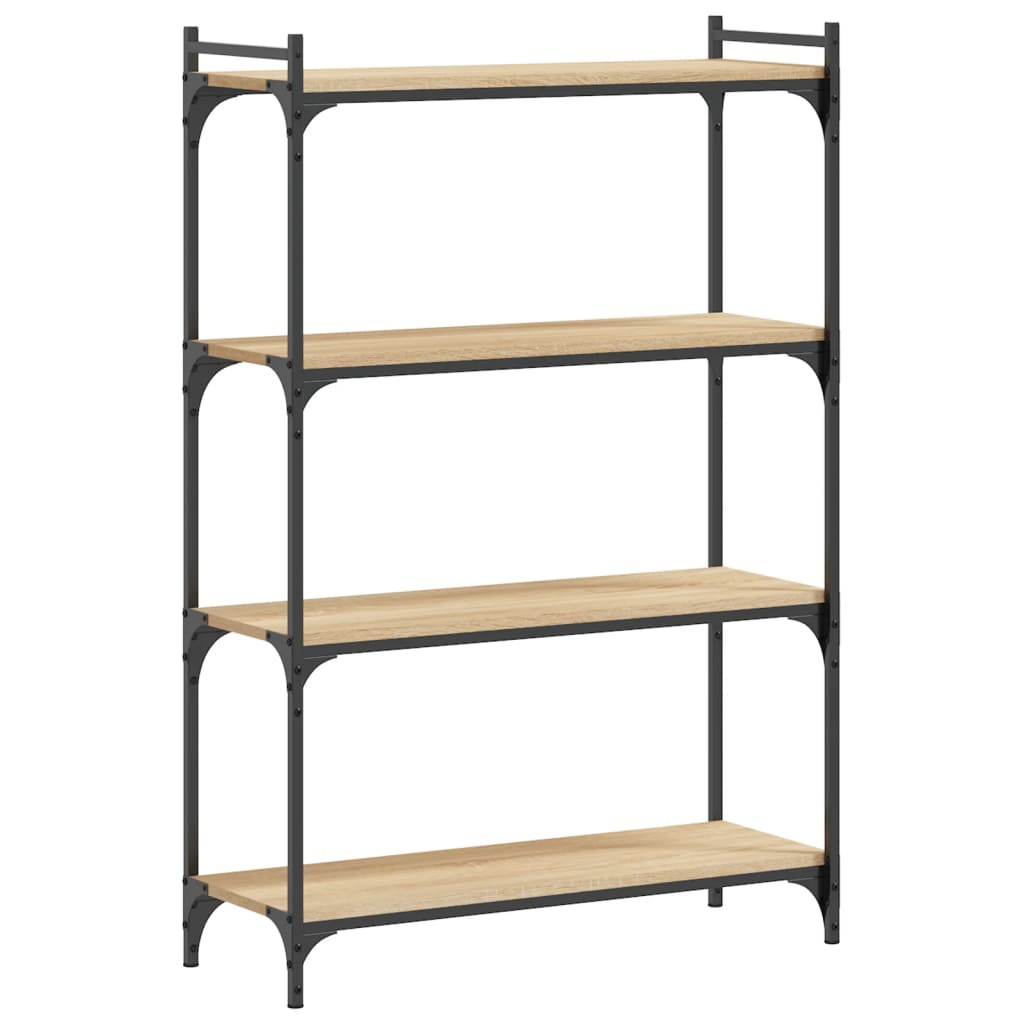 Βιβλιοθήκη 4 Επιπέδων Sonoma Δρυς 80x30x120 εκ. Επεξεργ. Ξύλο