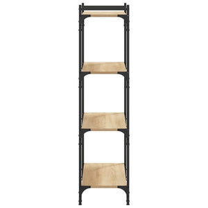 Βιβλιοθήκη 4 Επιπέδων Sonoma Δρυς 80x30x120 εκ. Επεξεργ. Ξύλο
