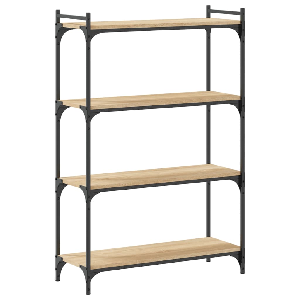Βιβλιοθήκη 4 Επιπέδων Sonoma Δρυς 80x30x120 εκ. Επεξεργ. Ξύλο