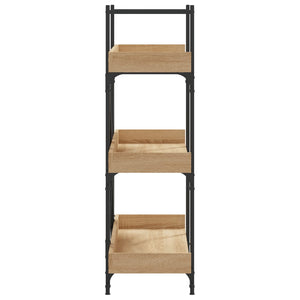 Βιβλιοθήκη 3 Επιπέδων Sonoma Δρυς 100x33x108,5εκ. Επεξεργ. Ξύλο