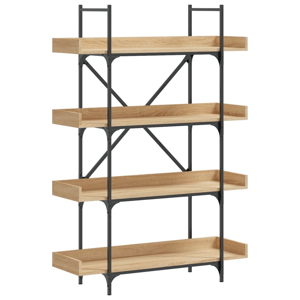 Βιβλιοθήκη 4 Επιπέδων Sonoma Δρυς 100x33x145,5εκ. Επεξεργ. Ξύλο - Pakobazaar