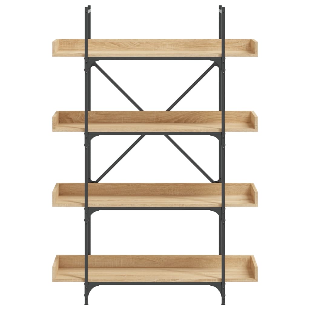 Βιβλιοθήκη 4 Επιπέδων Sonoma Δρυς 100x33x145,5εκ. Επεξεργ. Ξύλο - Pakobazaar