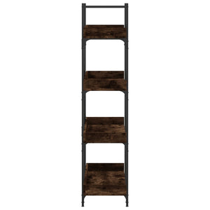 Βιβλιοθήκη 4 Επιπέδων Καπν. Δρυς 100x33x145,5 εκ. Επεξεργ. Ξύλο