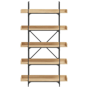 Βιβλιοθήκη 5 Επιπέδων Sonoma Δρυς 100x33x180,5εκ. Επεξεργ. Ξύλο