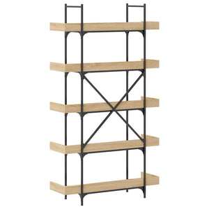 Βιβλιοθήκη 5 Επιπέδων Sonoma Δρυς 100x33x180,5εκ. Επεξεργ. Ξύλο