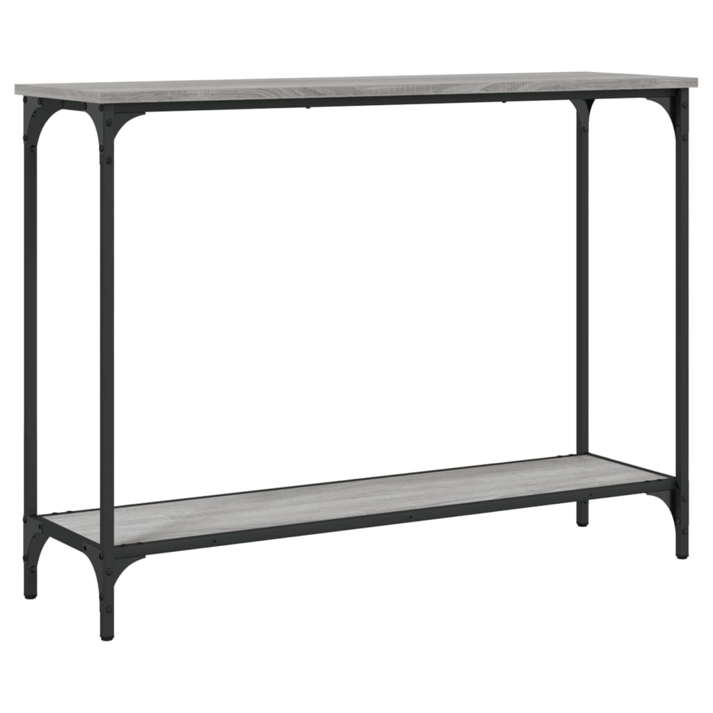 Τραπέζι Κονσόλα Γκρι Sonoma 101x30,5x75 εκ. Επεξεργασμένο Ξύλο