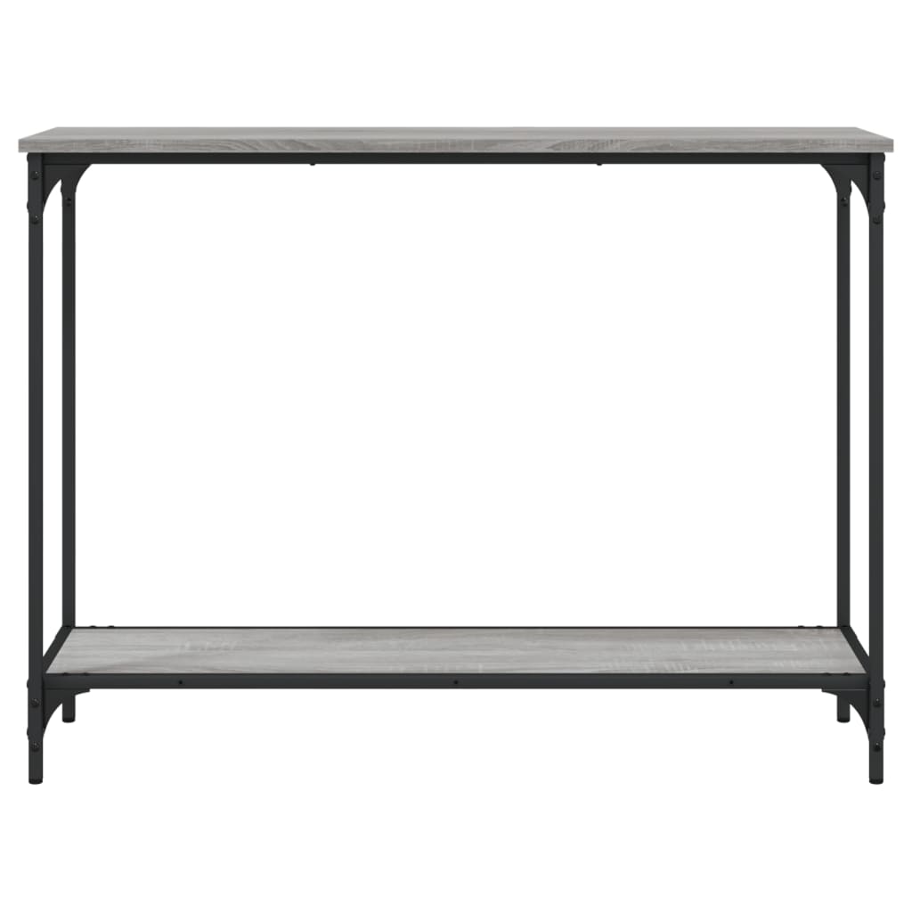 Τραπέζι Κονσόλα Γκρι Sonoma 101x30,5x75 εκ. Επεξεργασμένο Ξύλο