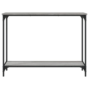 Τραπέζι Κονσόλα Γκρι Sonoma 101x30,5x75 εκ. Επεξεργασμένο Ξύλο