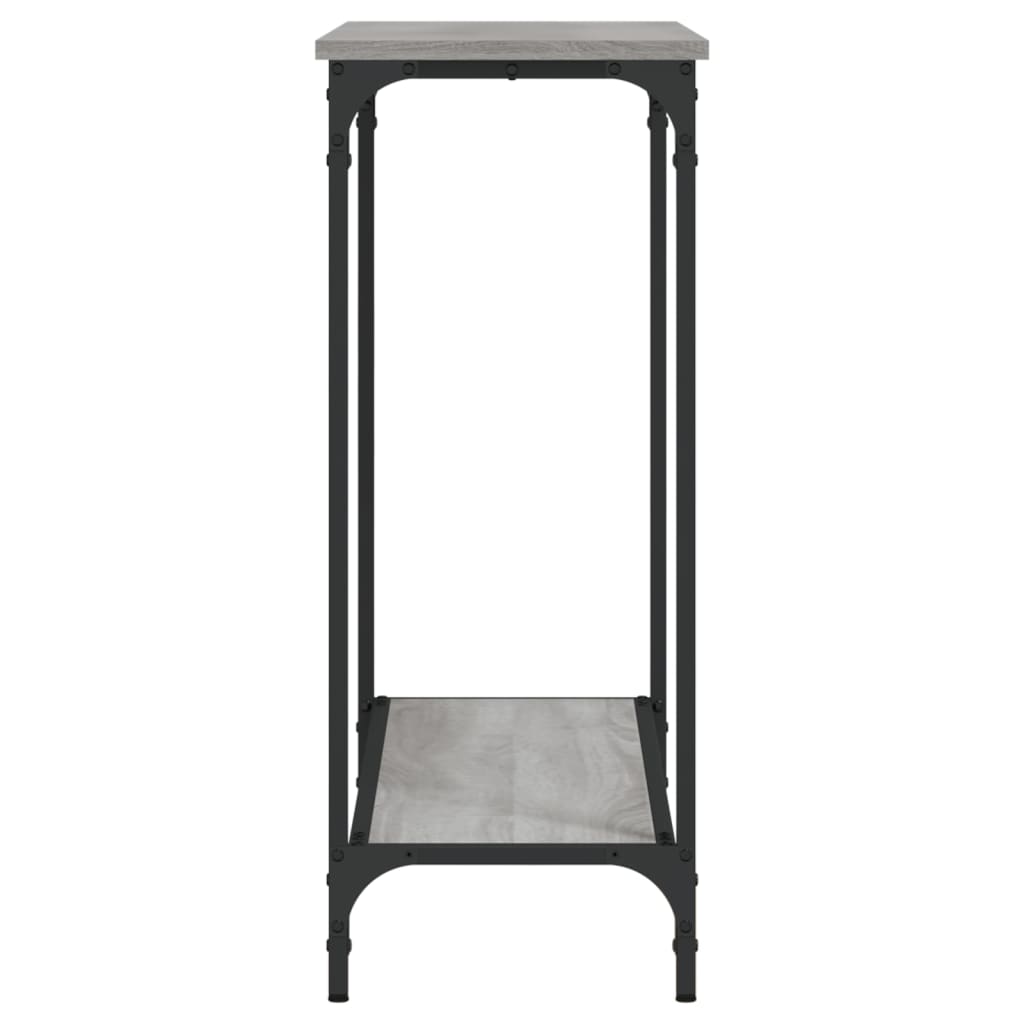 Τραπέζι Κονσόλα Γκρι Sonoma 101x30,5x75 εκ. Επεξεργασμένο Ξύλο