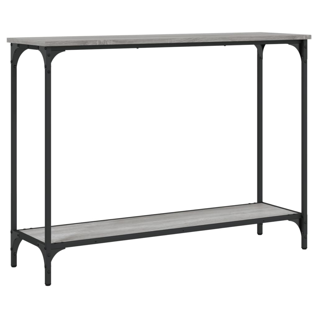 Τραπέζι Κονσόλα Γκρι Sonoma 101x30,5x75 εκ. Επεξεργασμένο Ξύλο
