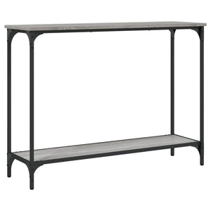 Τραπέζι Κονσόλα Γκρι Sonoma 101x30,5x75 εκ. Επεξεργασμένο Ξύλο