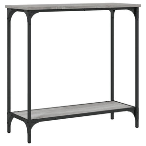 Τραπέζι Κονσόλα Γκρι Sonoma 75 x 30,5 x 75 εκ. Επεξεργ. Ξύλο