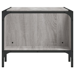 Τραπεζάκι Σαλονιού με Ράφι Γκρι Sonoma 100x51x40 εκ. Επεξ. Ξύλο