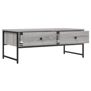 Τραπεζάκι Σαλονιού Γκρι Sonoma 101x49x39,5 εκ. Επεξεργ. Ξύλο