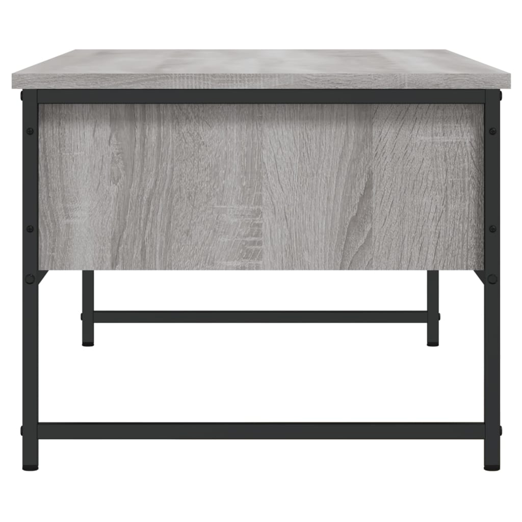 Τραπεζάκι Σαλονιού Γκρι Sonoma 101x49x39,5 εκ. Επεξεργ. Ξύλο