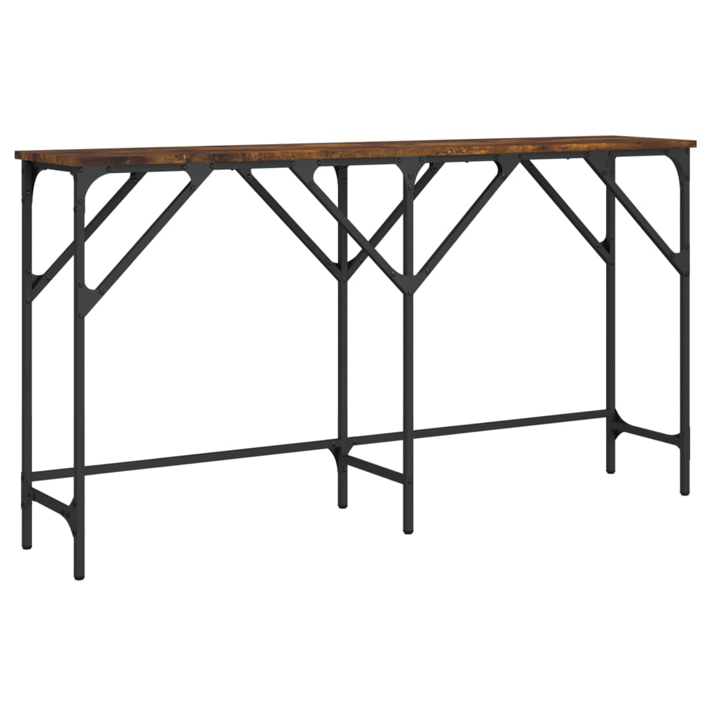 Τραπέζι Κονσόλα Καπνιστή Δρυς 140 x 29 x 75 εκ. Επεξεργ. Ξύλο - Pakobazaar