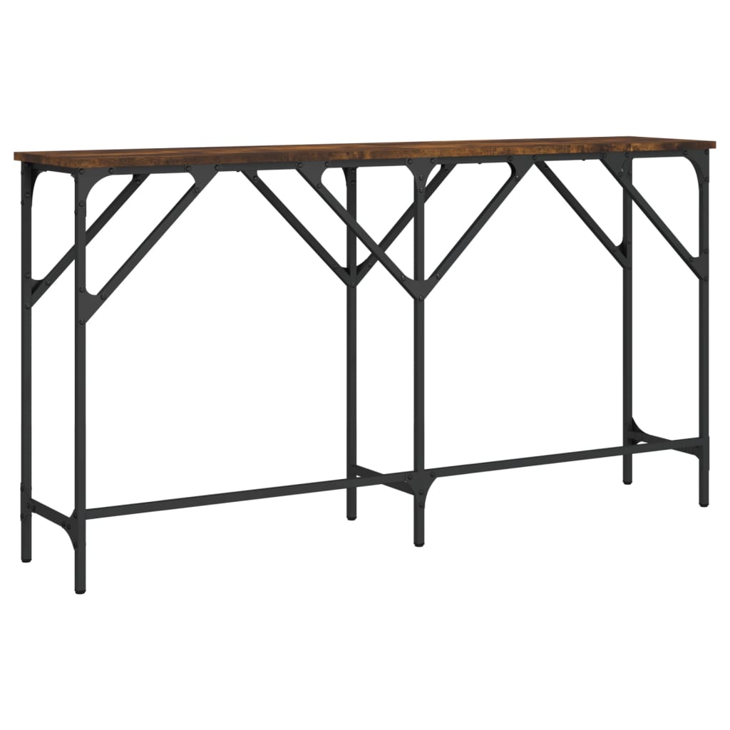 Τραπέζι Κονσόλα Καπνιστή Δρυς 140 x 29 x 75 εκ. Επεξεργ. Ξύλο - Pakobazaar
