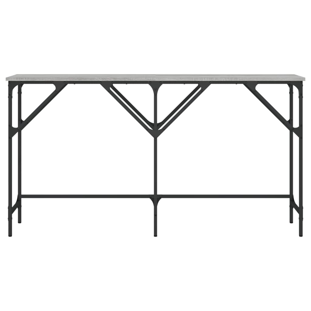 Τραπέζι Κονσόλα Γκρι Sonoma 140 x 29 x 75 εκ. Επεξεργ. Ξύλο