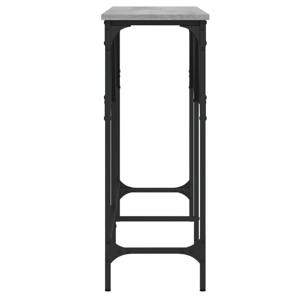 Τραπέζι Κονσόλα Γκρι Sonoma 140 x 29 x 75 εκ. Επεξεργ. Ξύλο