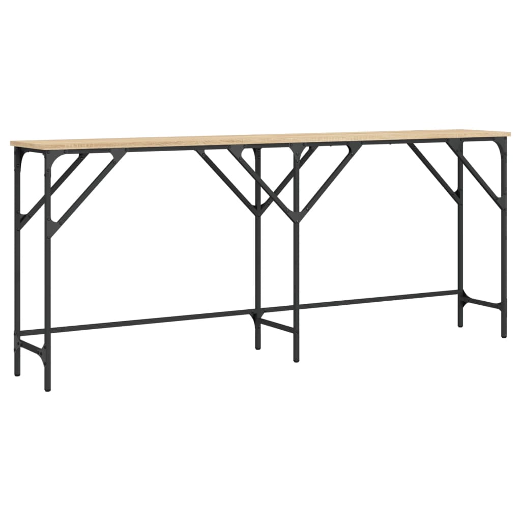 Τραπέζι Κονσόλα Sonoma Δρυς 180x29x75 εκ. Επεξεργασμένο Ξύλο - Pakobazaar