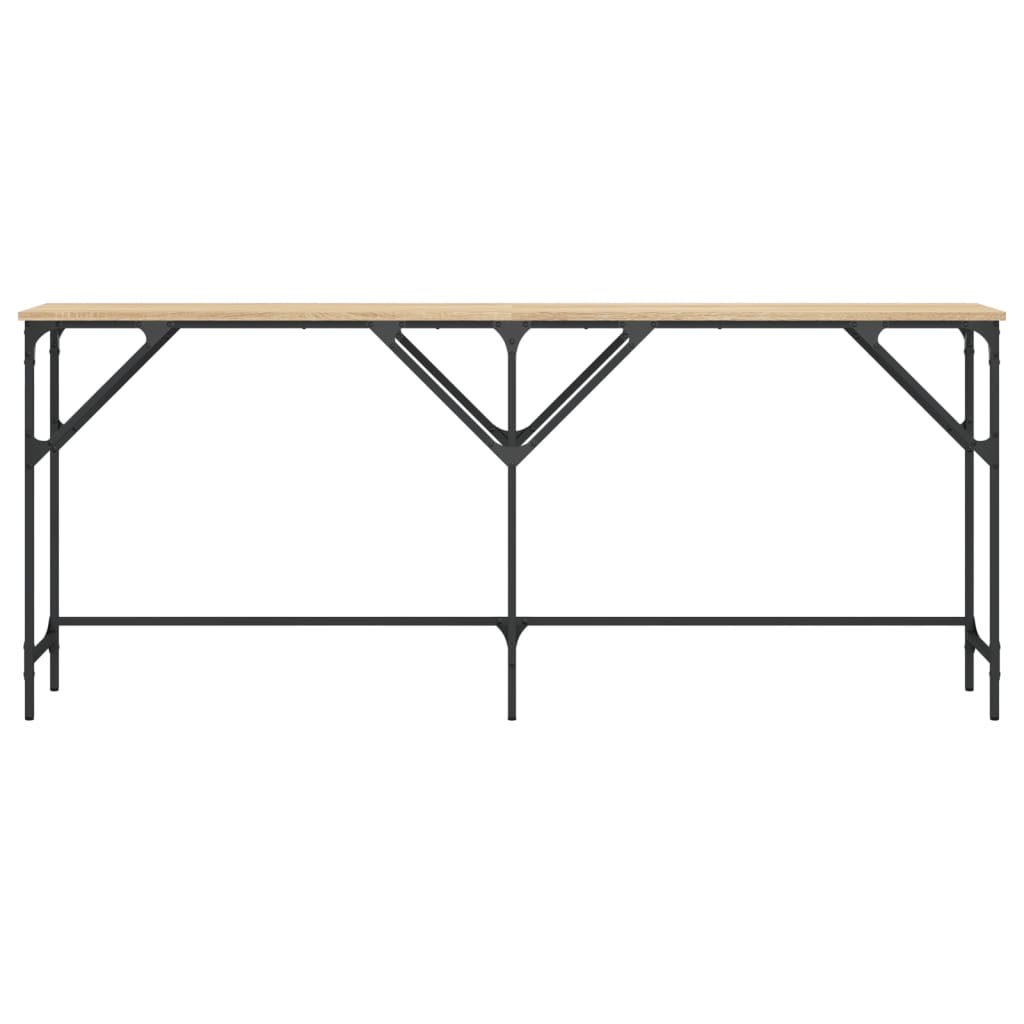 Τραπέζι Κονσόλα Sonoma Δρυς 180x29x75 εκ. Επεξεργασμένο Ξύλο - Pakobazaar