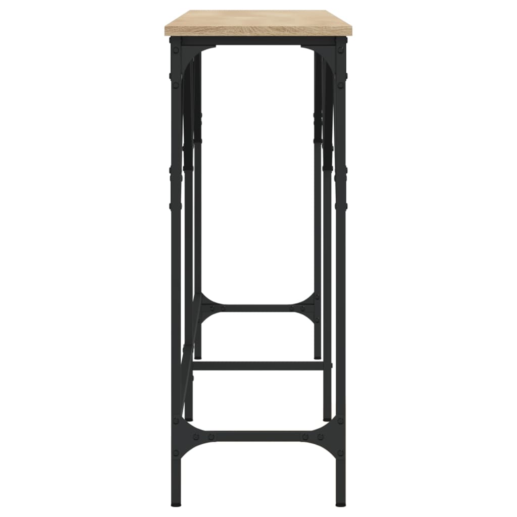 Τραπέζι Κονσόλα Sonoma Δρυς 180x29x75 εκ. Επεξεργασμένο Ξύλο - Pakobazaar
